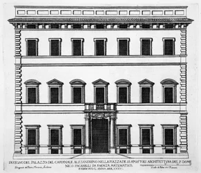 Palazzo del Cardinale Alesandrino, Piazza SS Apostoli, Roma, da 